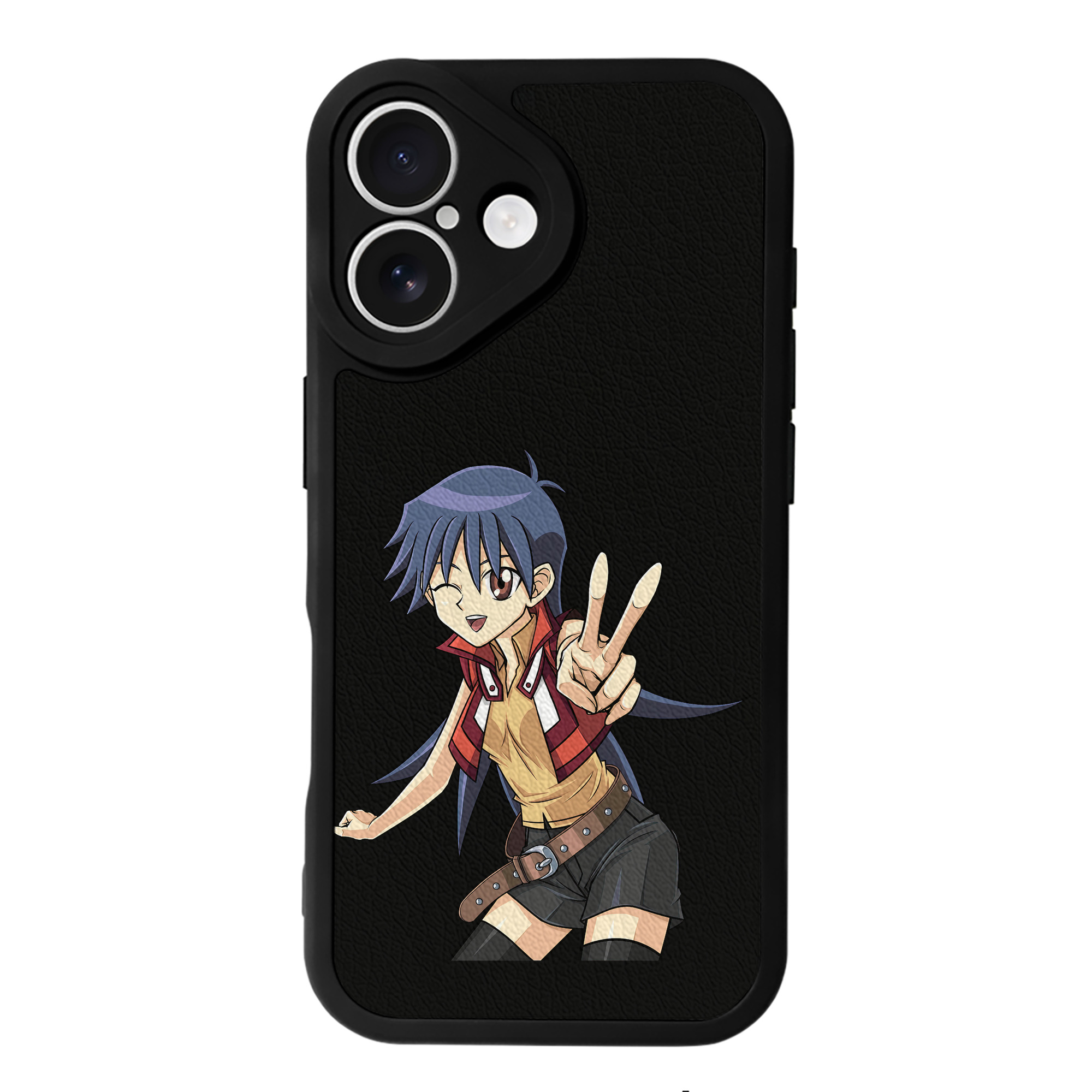 遊☆戯☆王 Yu-Gi-Oh! 【iPhone 16シリーズ対応】シリコンスマホケース（レザー調） 材質：シリコン